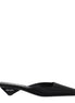 Prada Black Satin Flat Sandals Prada