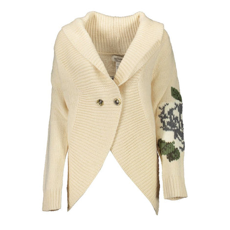 Blugirl Beige Acrylic Women Cardigan Blugirl