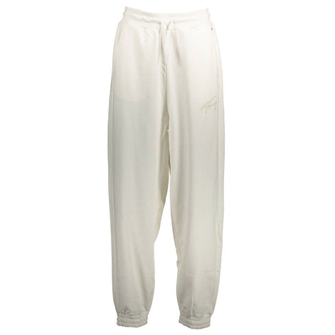 Tommy Hilfiger White Cotton Pant Tommy Hilfiger