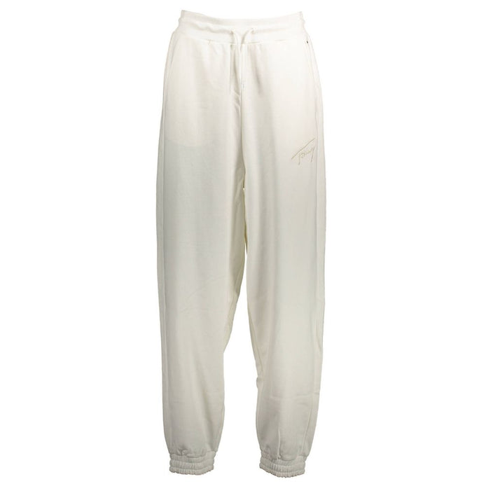 Tommy Hilfiger White Cotton Pant Tommy Hilfiger