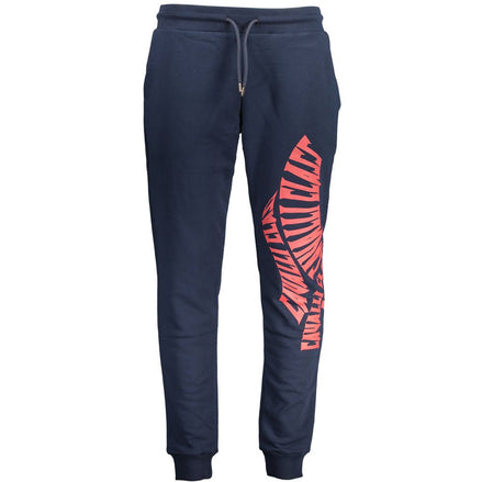 Cavalli Class Blue Cotton Men's Sweatpants Cavalli Class