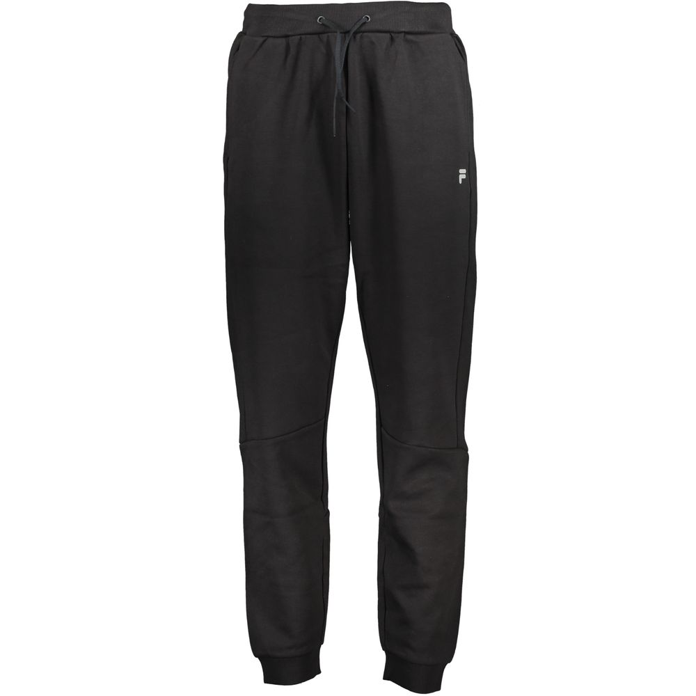 Fila Black Cotton Joggers (Workout Pants) Fila