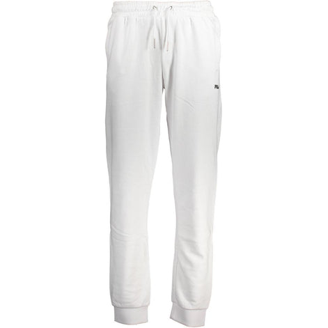 Fila White Cotton Athletic Pants Fila