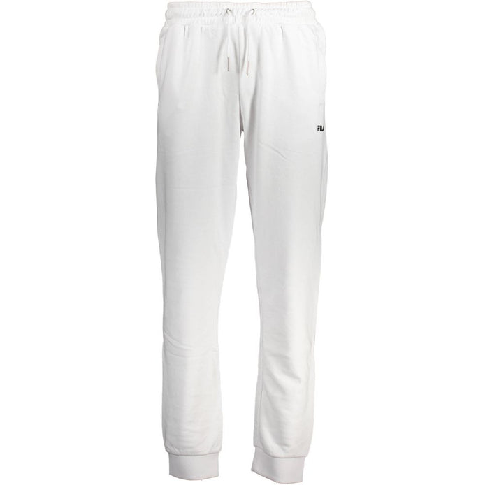 Fila White Cotton Athletic Pants Fila