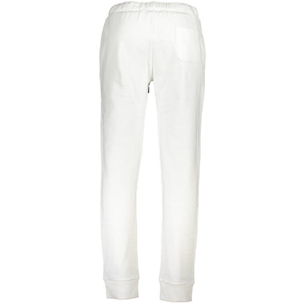 La Martina White Cotton Men's Track Pant La Martina