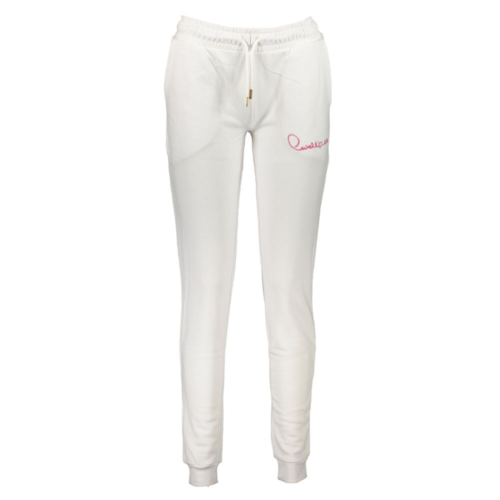 Cavalli Class White Cotton Women's Sweatpant Cavalli Class