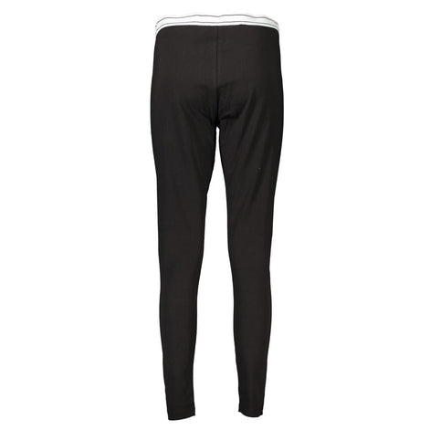 Tommy Hilfiger Black Cotton Women's Legging Tommy Hilfiger