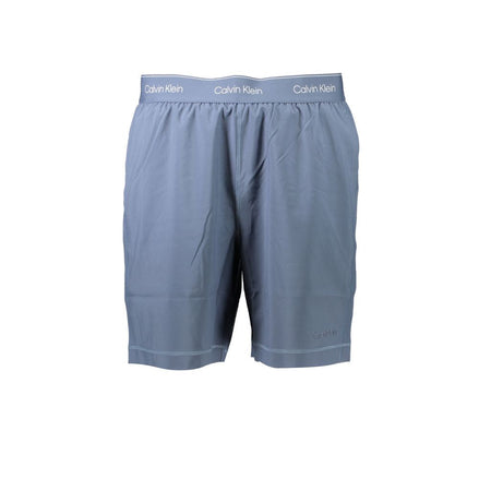 Calvin Klein Blue Polyester Shorts Calvin Klein
