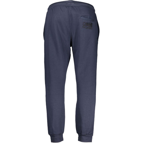 Cavalli Class Blu Polyester Men's Track Pant Cavalli Class