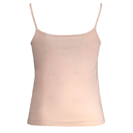 Calvin Klein Pink Cotton Tank Tops Calvin Klein