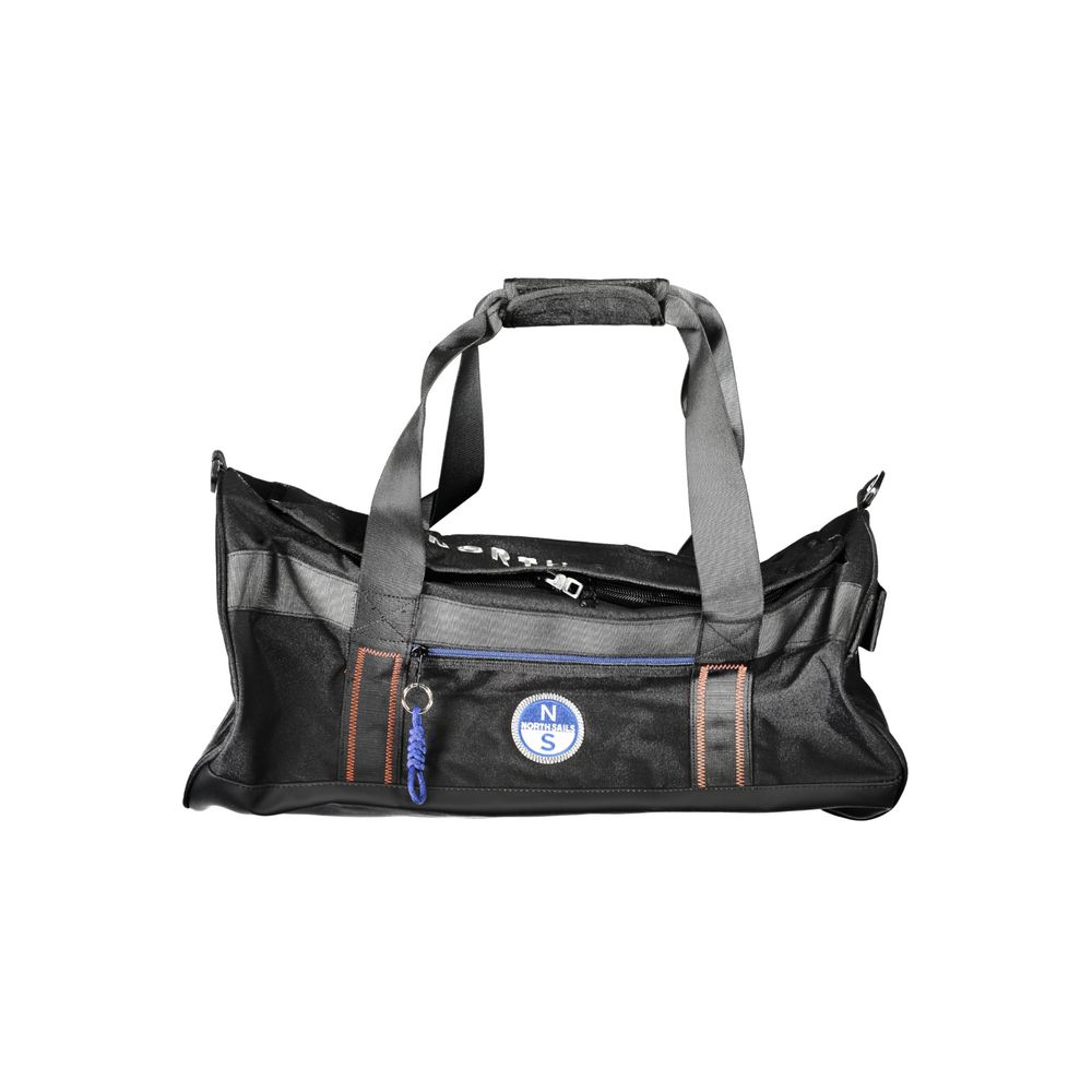 North Sails Nero Polyester Men Duffle Bag North Sails