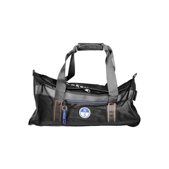 North Sails Nero Polyester Men Duffle Bag North Sails