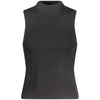 Guess Jeans Black Cotton Women Tank Top Guess Jeans