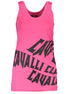 Cavalli Class Rosa Cotton Female Tank Top Cavalli Class