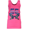 Cavalli Class Rosa Cotton Women Tank Top