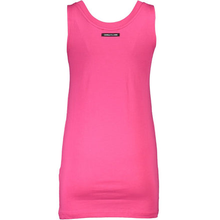 Cavalli Class Rosa Cotton Women Tank Top Cavalli Class