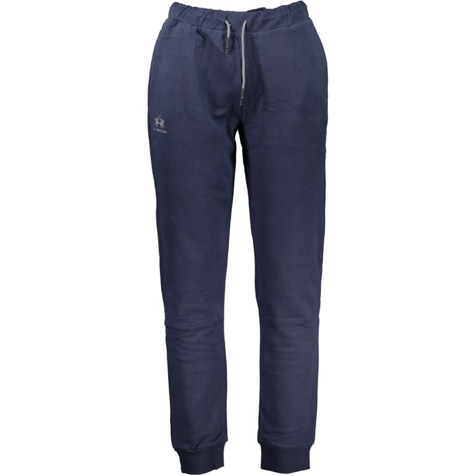La Martina Blue Cotton Men's Sweatpant La Martina