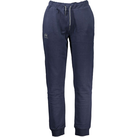 La Martina Blue Cotton Men's Sweatpant La Martina