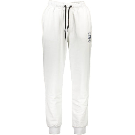 La Martina Bianco Cotton Men's Track Pant La Martina