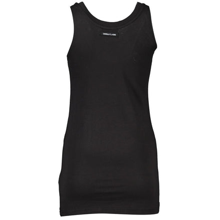 Cavalli Class Black Cotton Women's Tank Top Cavalli Class