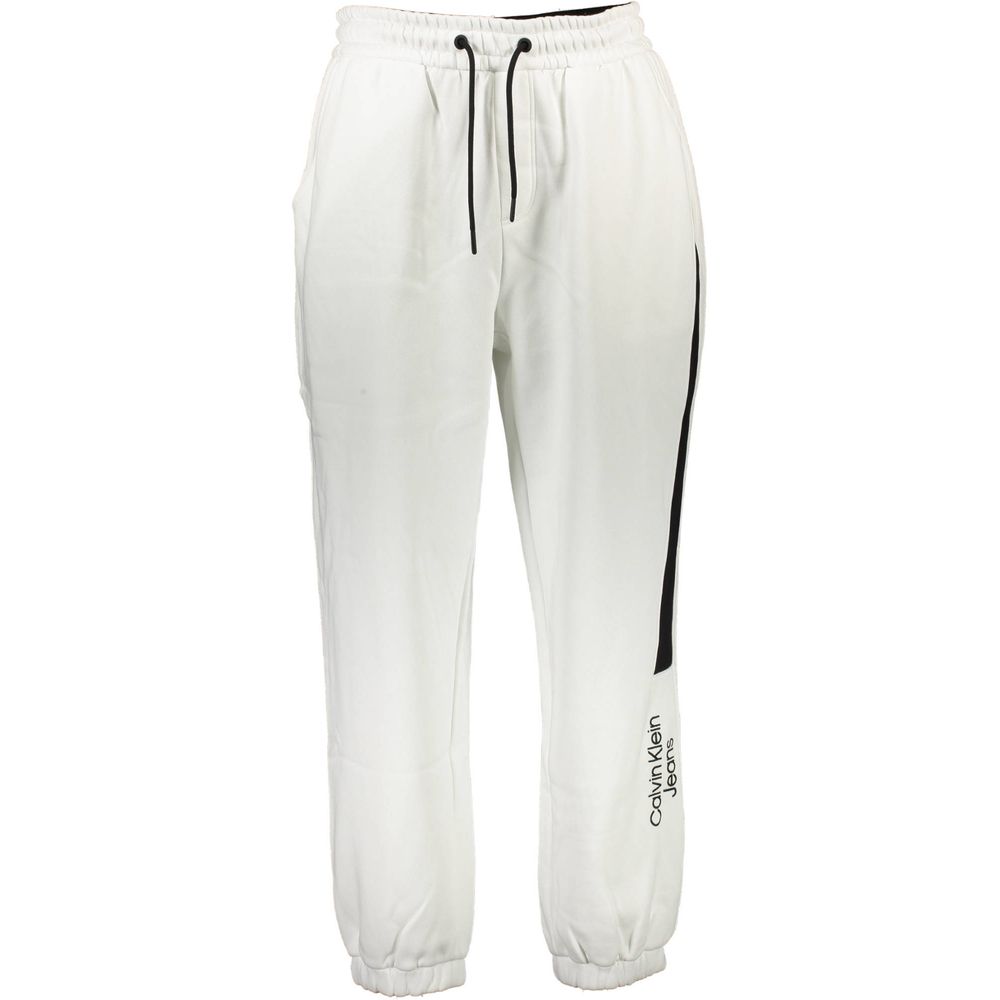Calvin Klein White Cotton Men's Sport Trouser Calvin Klein