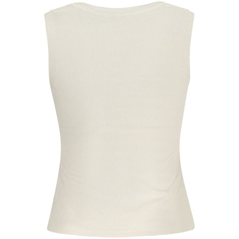 Tommy Hilfiger Beige Cotton Women Tank Top