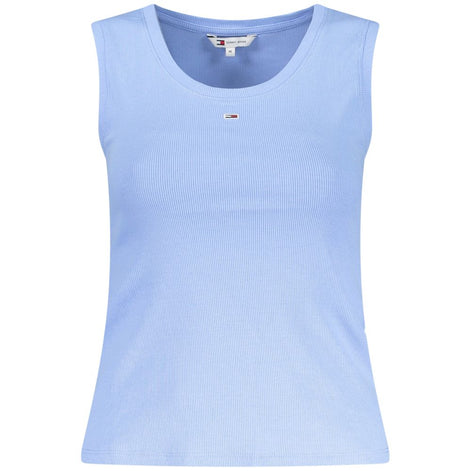 Tommy Hilfiger Blue Cotton Tank Top Tommy Hilfiger