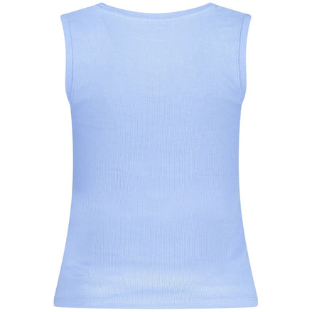 Tommy Hilfiger Blue Cotton Tank Top Tommy Hilfiger