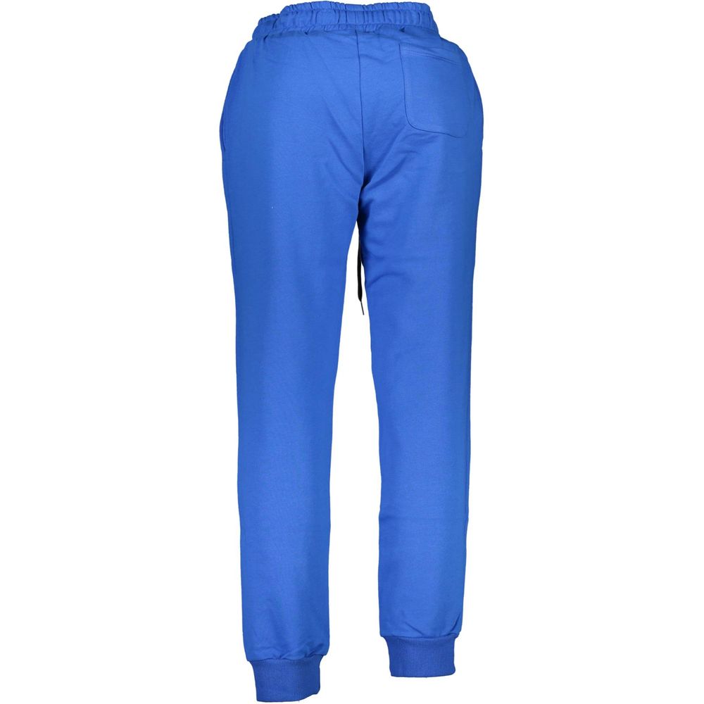 La Martina Blue Cotton Men's Track Pant La Martina