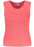 Tommy Hilfiger Pink Cotton Tank Top Tommy Hilfiger