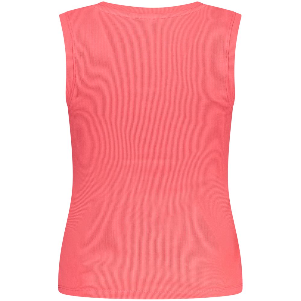 Tommy Hilfiger Pink Cotton Tank Top Tommy Hilfiger