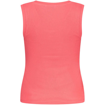 Tommy Hilfiger Pink Cotton Tank Top Tommy Hilfiger