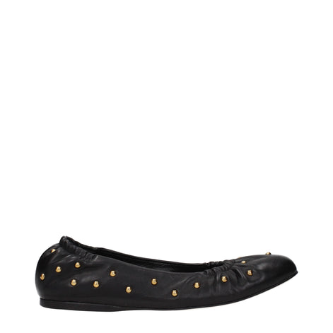 Chloé Black Leather Ballet Flats Chloé