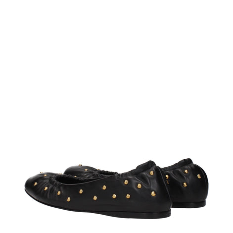 Chloé Black Leather Ballet Flats Chloé