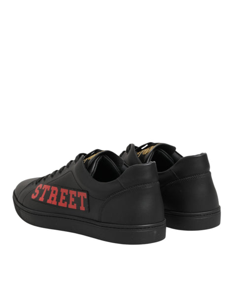 Dolce & Gabbana Black Street Life Low Top Men Sneakers Shoes Dolce & Gabbana
