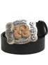 Dolce & Gabbana Black Leather Gothic Dragon Metal Buckle Belt Dolce & Gabbana