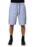 Dolce & Gabbana Light Blue Linen Mid Waist Men Bermuda Shorts Dolce & Gabbana