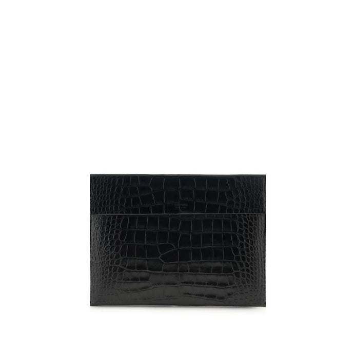 Tom Ford Black Leather Clutch Bag Tom Ford