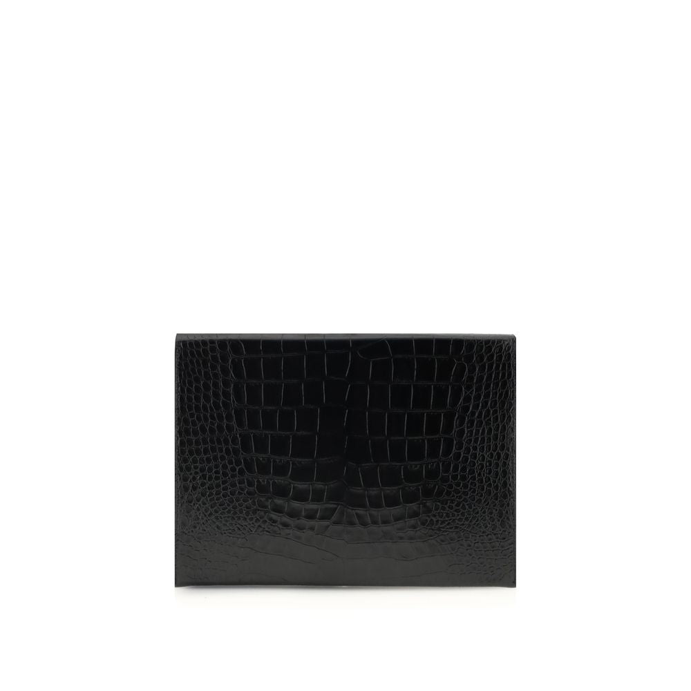 Tom Ford Black Leather Clutch Bag Tom Ford