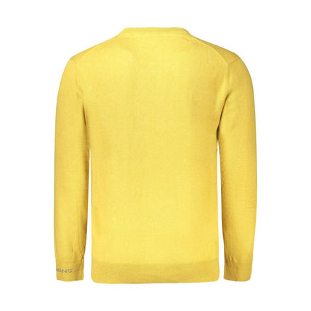 Pepe Jeans Yellow Cotton Men Sweater Pepe Jeans