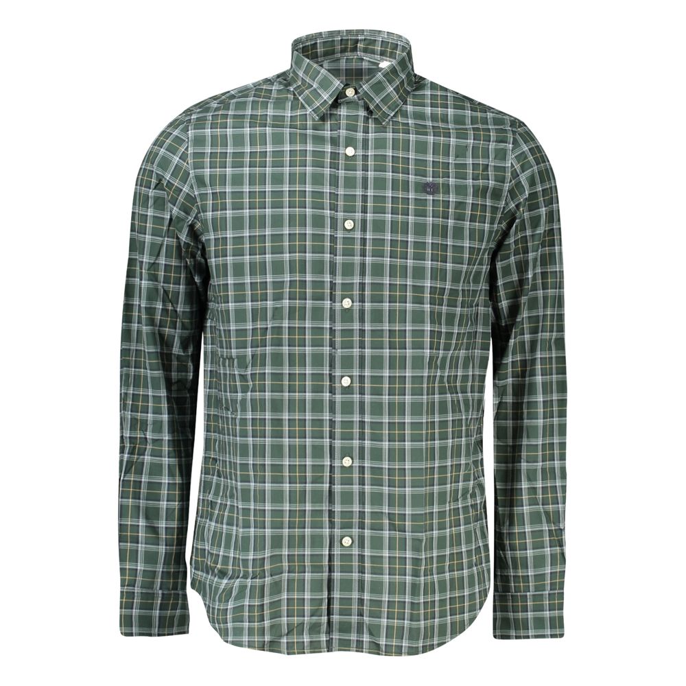 Timberland Verde Cotton Men Shirt Timberland
