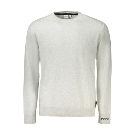 Pepe Jeans Grigio Cotton Mens Sweater Pepe Jeans