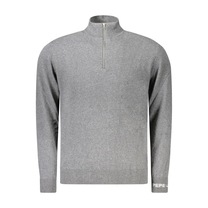 Pepe Jeans Grigio Cotton Men Sweater Pepe Jeans