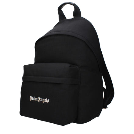 Palm Angels Black Fabric Backpack Palm Angels