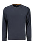 Hugo Boss Blu Cotton Men Sweatshirt Hugo Boss