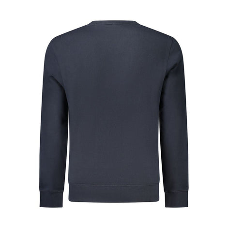 Hugo Boss Blu Cotton Men Sweatshirt Hugo Boss