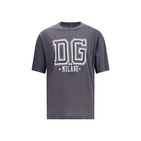 Dolce & Gabbana Gray Cotton T-Shirt Dolce & Gabbana
