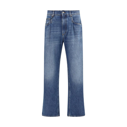 Dolce & Gabbana Blue Cotton Relaxed Fit Jeans Dolce & Gabbana