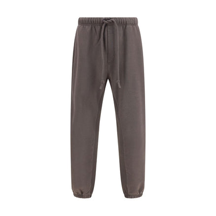 Pantalon de jogging en coton marron Dolce &amp; Gabbana (pantalon de sport)