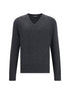 Dolce & Gabbana Gray Fleece Wool Sweatshirt Dolce & Gabbana